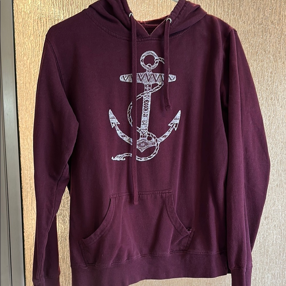 Empyre Maroon Anchor Hoodie